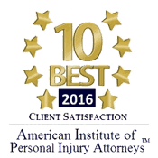 10 Best from American Institute of Personal Injury Attorneys Logo