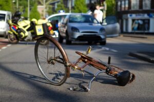 Bicycle accident with a car in San Antonio