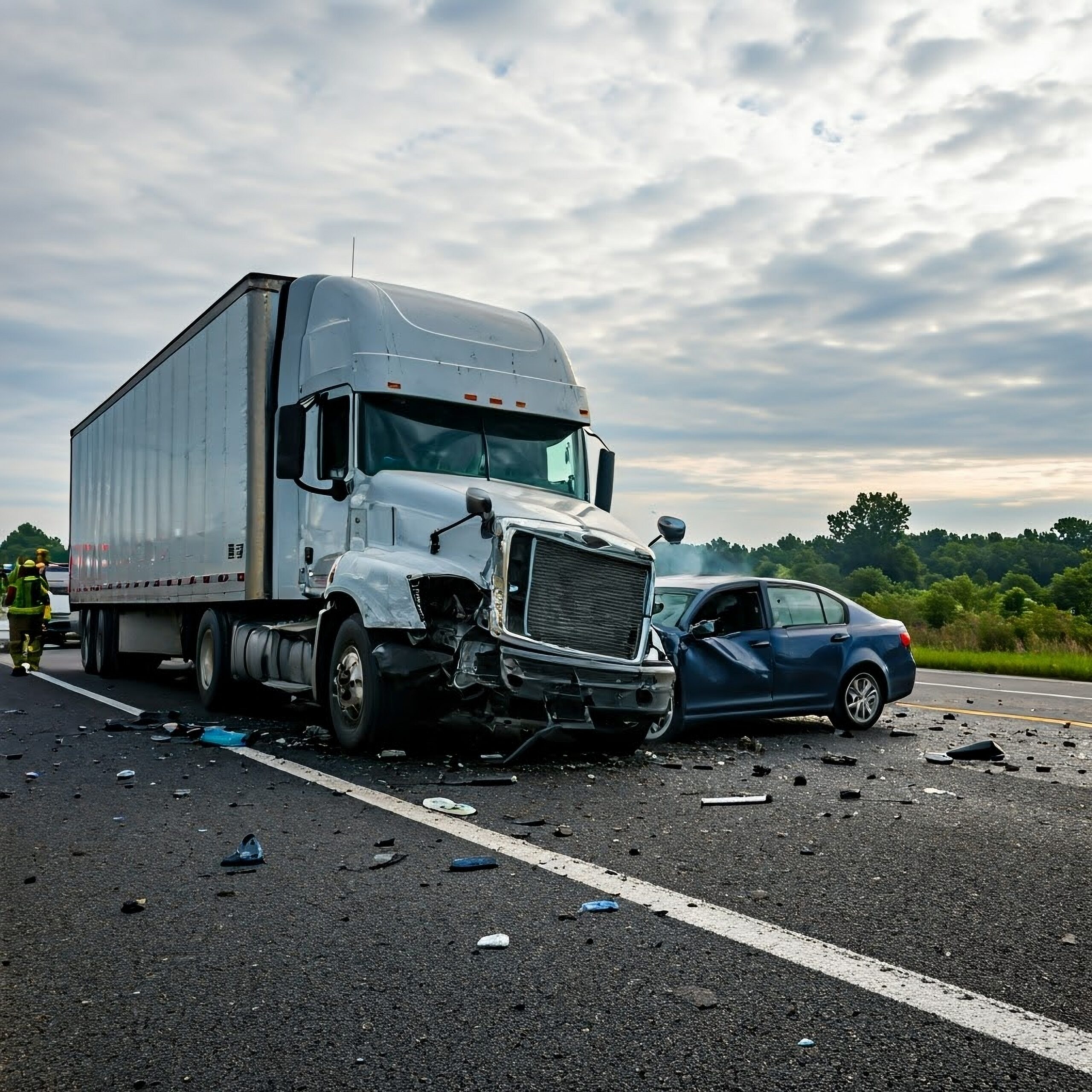 Jackknife Truck Accident