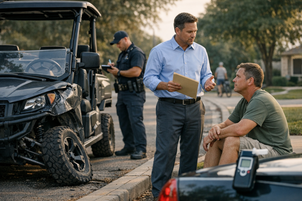 Drunk Driving Crashes Involving Golf Carts, ATVs, and Side-by-Sides in Texas Communities