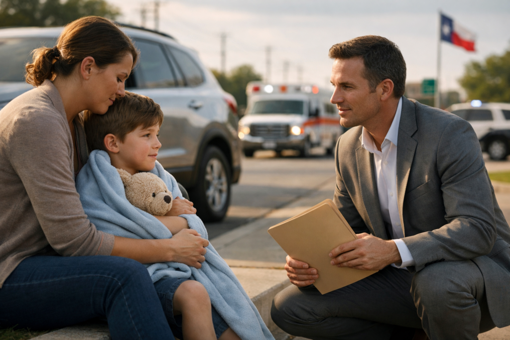 How Child Injury Claims Work After a Car Crash in Texas